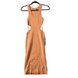 Abercrombie & Fitch Backless Orange Dress